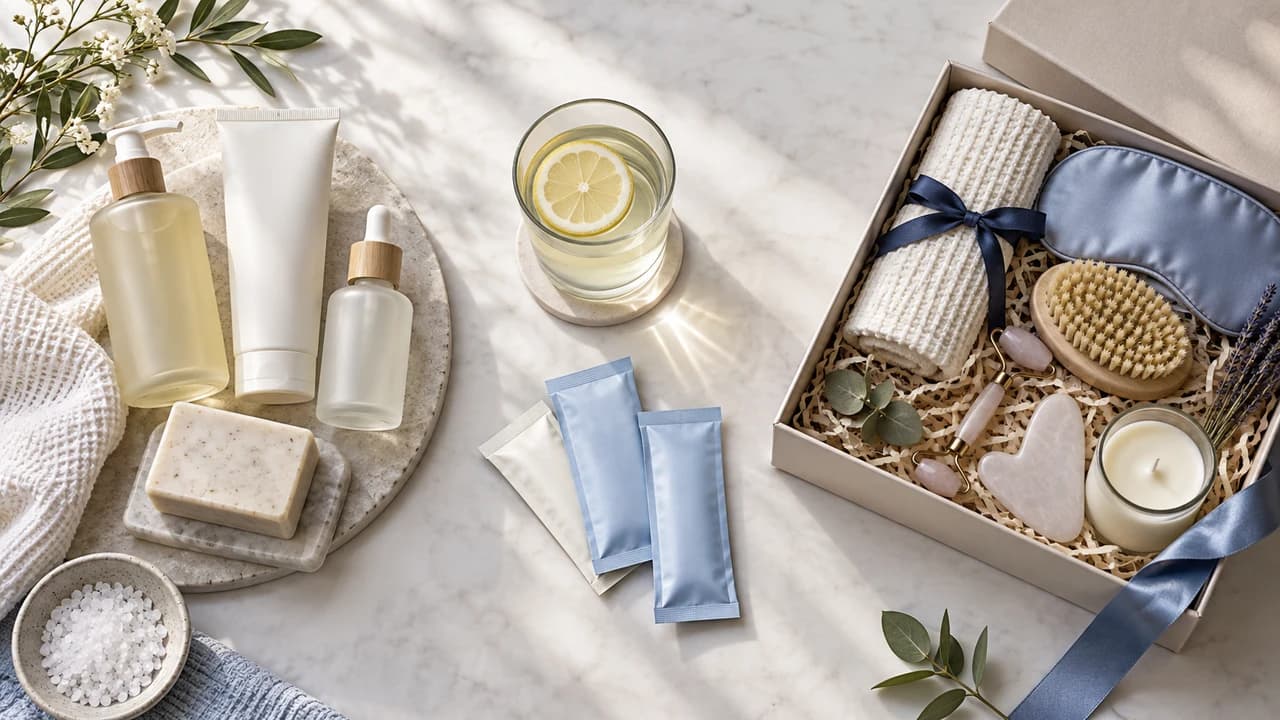 Royale product categories including skincare wellness and packages