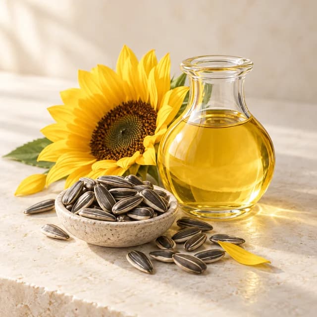 Sunflower Seed Oil ingredient illustration for Royale NiaWhite Face & Body Soap