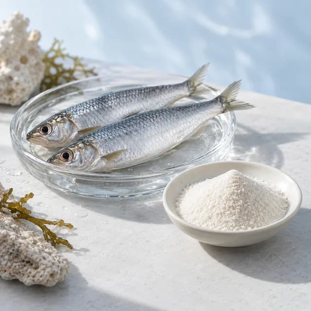 Micro Fish Collagen Peptide ingredient illustration for Royale Toning Liposomal Glutathione